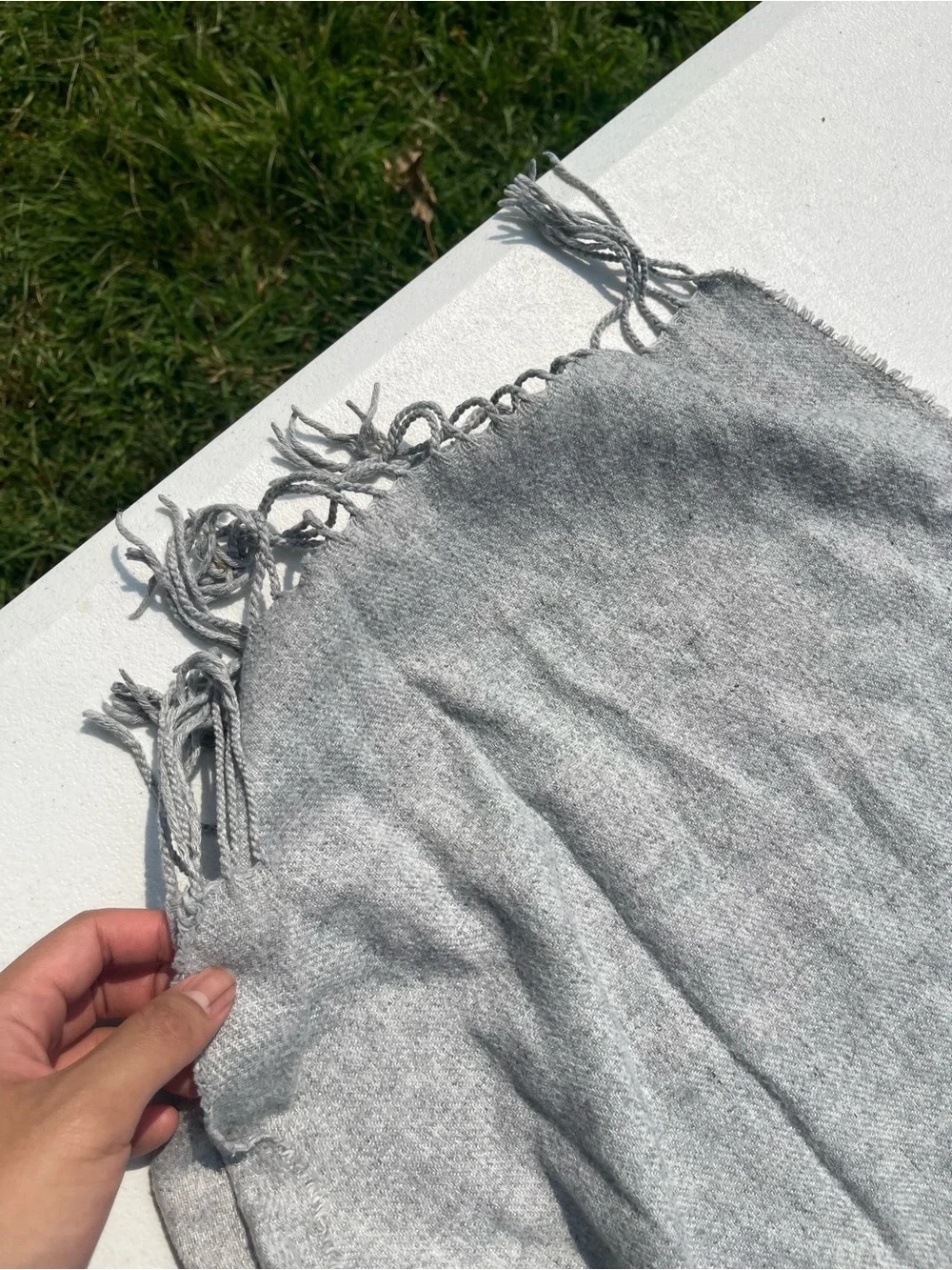Classic Men's Gray Scarf - Soft Everyday Layer